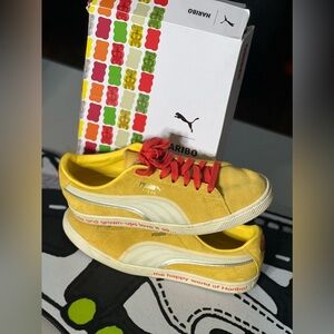 Yellow Sneakers Shoes Size 9.5 with box